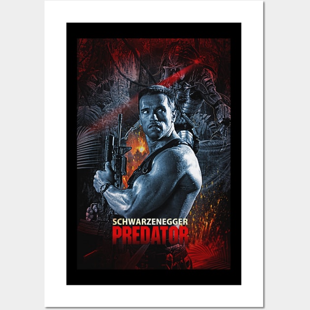 Predator Wall Art by Fantasy Brush Designs